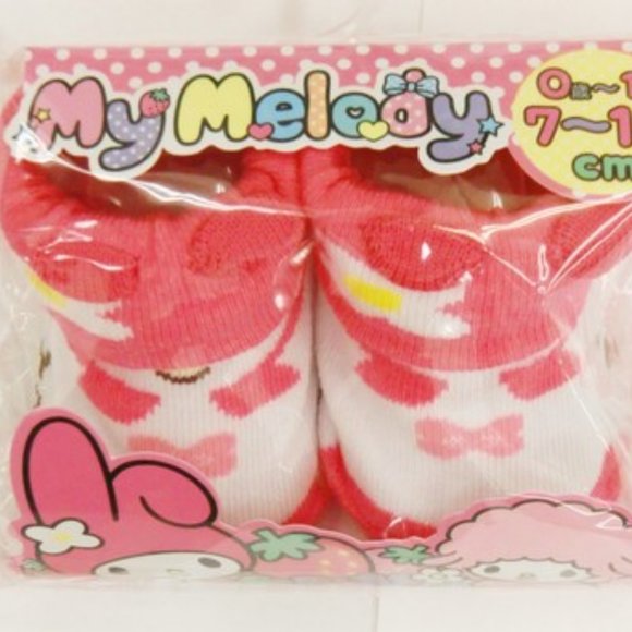 Sanrio Newborn Non-Slip My Melody Baby Socks 0-9 month - Picture 5 of 5